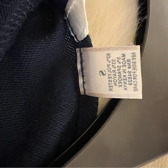 DEREK HEART Navy Blue S 3/4 Sleeves Open Cardigan Drawstring Vertical Cinch Back - Picture 6 of 10